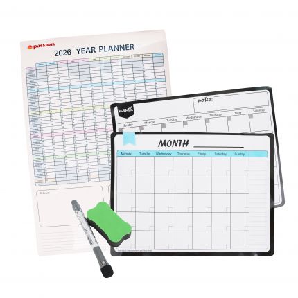 Erasable Magnetic Calendar Planner 