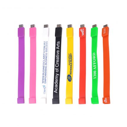 Rectangular Silicone Wristband Flash Drive  