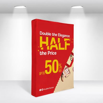 Straight Fabric Popup Displays 3x3